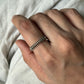 925 Sterling Silver Tribal Triple Rawa Stack Band Ring