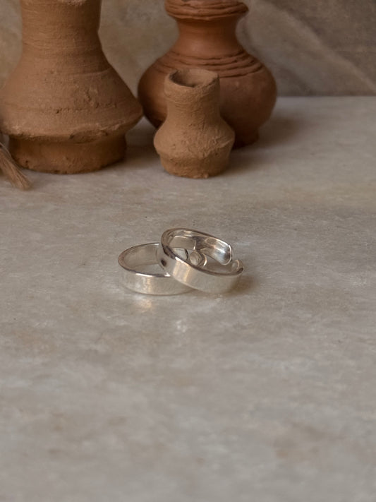 925 Sterling Silver Plain 4mm Toe Ring