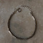 925 Sterling Silver Bohemian Square Beads Hill Tribe With Floral Hand Engraved Beaded In Silver Wire Handcrafted Stack Bracelet