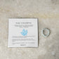 Natural Crystal Aquamarine 4mm Stretchy Rings