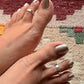 925 Sterling Silver Plain 4mm Toe Ring