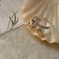 925 Sterling Silver 3D Pretty Boho Bow, 2 Shiny Pearls Ring