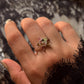 925 Sterling Silver Multi Tourmaline star Ring