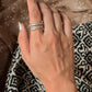 925 Sterling Silver Bohemian Hill Tribe Earth Song Spiral Handcrafted Adjustable Ring
