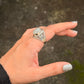 925 Sterling Silver Moonstone Big Oval Handcrafted Ring