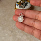 925 Sterling Silver Moonstone Sun Face Charm