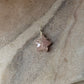 925 Sterling Silver Rose Quartz Star Wire Wrapped Handcrafted Pendant