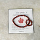 Natural Crystal Red Jasper 4mm Stretchy Rings & Bracelet