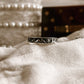Mountains, Pine Trees, and Sun Adjustable Silver Ring