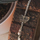 925 Sterling Silver Green Amethyst Butterfly, Fresh Water Pearls Handcrafted Necklace
