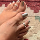 925 Sterling Silver Plain 4mm Toe Ring