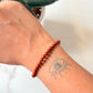 Natural Crystal Red Jasper 4mm Bracelet