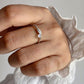 Sterling Silver Moonstone Dainty Forest Design Ring