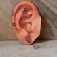 925 Sterling Silver Amethyst Round Cut 6MM Studs Earrings