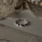 Sterling Silver Flower Design Band Ring