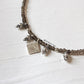 Smokey Quartz 3MM-4MM Faceted Tribal Handcrafted 925 Sterling Silver Boho Necklace