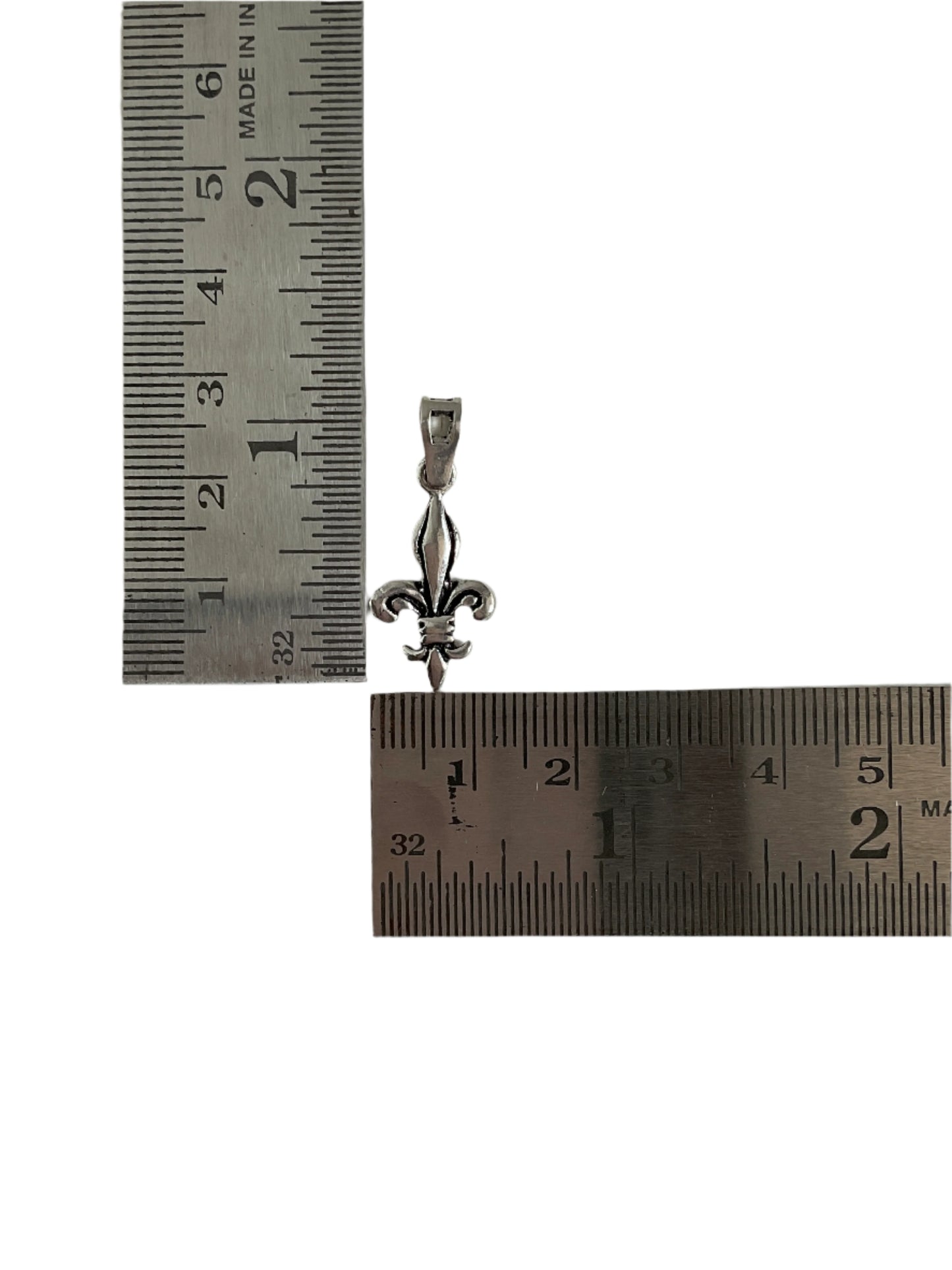 Fleur De Lis 925 Sterling Silver Pendant