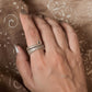 925 Sterling Silver Bohemian Hill Tribe Earth Song Spiral Handcrafted Adjustable Ring