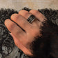 925 Sterling Silver Draped Textured Band Ring