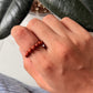 Natural Crystal Red Jasper 4mm Stretchy Rings