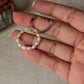 Natural Crystal Stretchy Fresh Water Pearls & Multi Tourmaline Rings
