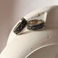 Timeless antique tribal wavy Rawa toe ring made of pure silver.