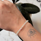 Natural Crystal Fluorite Bracelet 4MM
