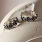 925 Sterling Silver Roses Band Pure Toe Ring