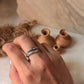 925 Sterling Silver Bohemian Hill Tribe Handcrafted Adjustable Ring