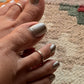 925 Sterling Silver Textured Toe Ring