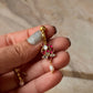925 Sterling Silver Gold Plated Pink White Stone Kundan Polki & Fresh Water Pearls Charm Bugadi Ear Cuff