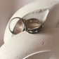 Intricate tribal Rawa design on an antique silver toe ring.