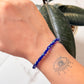 Natural Crystal Evil Eye 4mm Bracelet