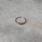 925 Sterling Silver Double Rawa Half Band Ring