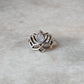 925 Sterling Silver Moonstone Divine Lotus Ring