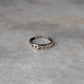 925 Sterling Silver Star Moon Engraved Ring