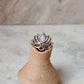 925 Sterling Silver Moonstone Divine Lotus Ring