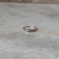 925 Sterling Silver Double Rawa Half Band Ring