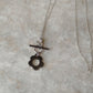 925 Sterling Silver Flower Lock Handcrafted Necklace