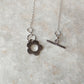 925 Sterling Silver Flower Lock Handcrafted Necklace