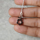 925 Sterling Silver Flower Lock Handcrafted Necklace