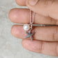 925 Sterling Silver Fresh Water Pearls Starfish Handcrafted Necklace