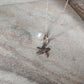 925 Sterling Silver Fresh Water Pearls Starfish Handcrafted Necklace