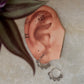 925 Sterling Silver Tribal Hoops Earrings Design 3
