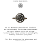 925 Sterling Silver Boho Sun Mandala Ring