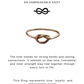 925 Sterling Silver Boho Promise Knot Ring