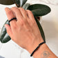 Natural Crystal Sulemani Hakik - Evil Eye 4MM Stretchy Rings & Bracelet