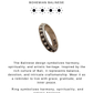 925 Sterling Silver Boho Balinese Fixed Size Ring