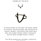 925 Sterling Silver Textured Deer Boho Antler 2 Ring