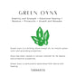 Green onyx for healing
